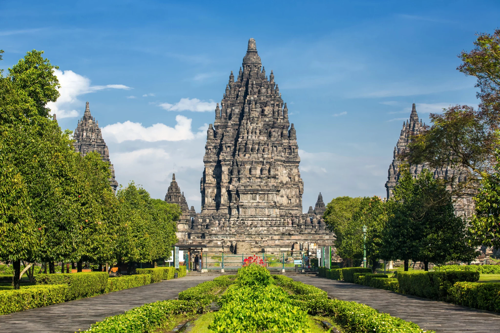 Jawa Świątynia Prambanan w pobliżu Yogyakarta