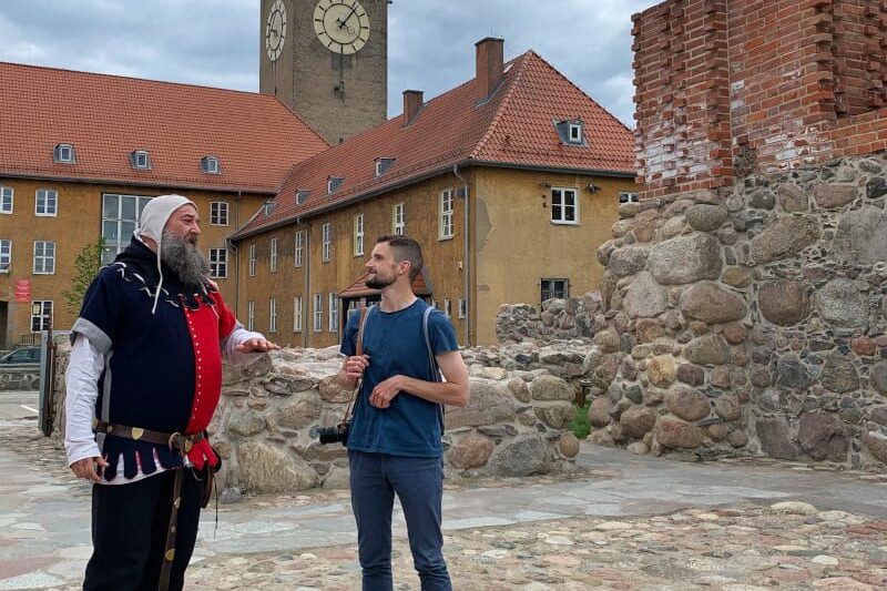 Szczytno zamek rycerz