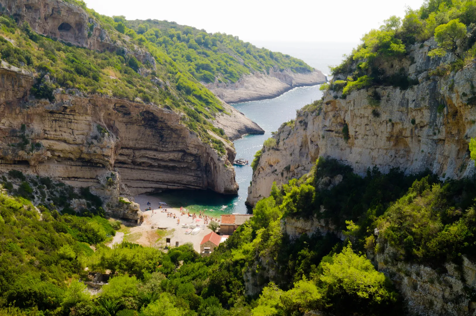 Zatoka Stiniva, Wyspa Vis, Chorwacja