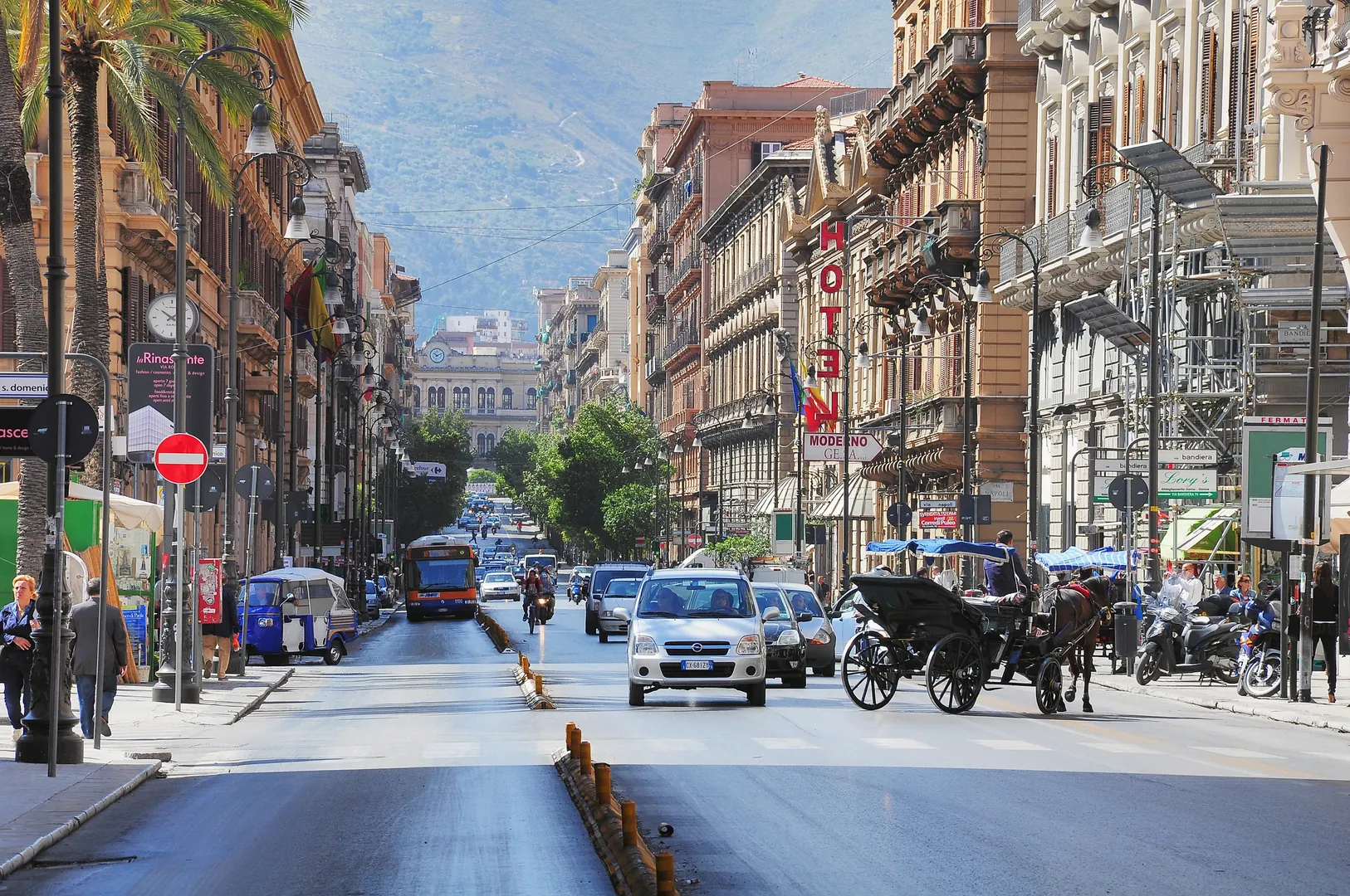 Palermo ruch drogowy