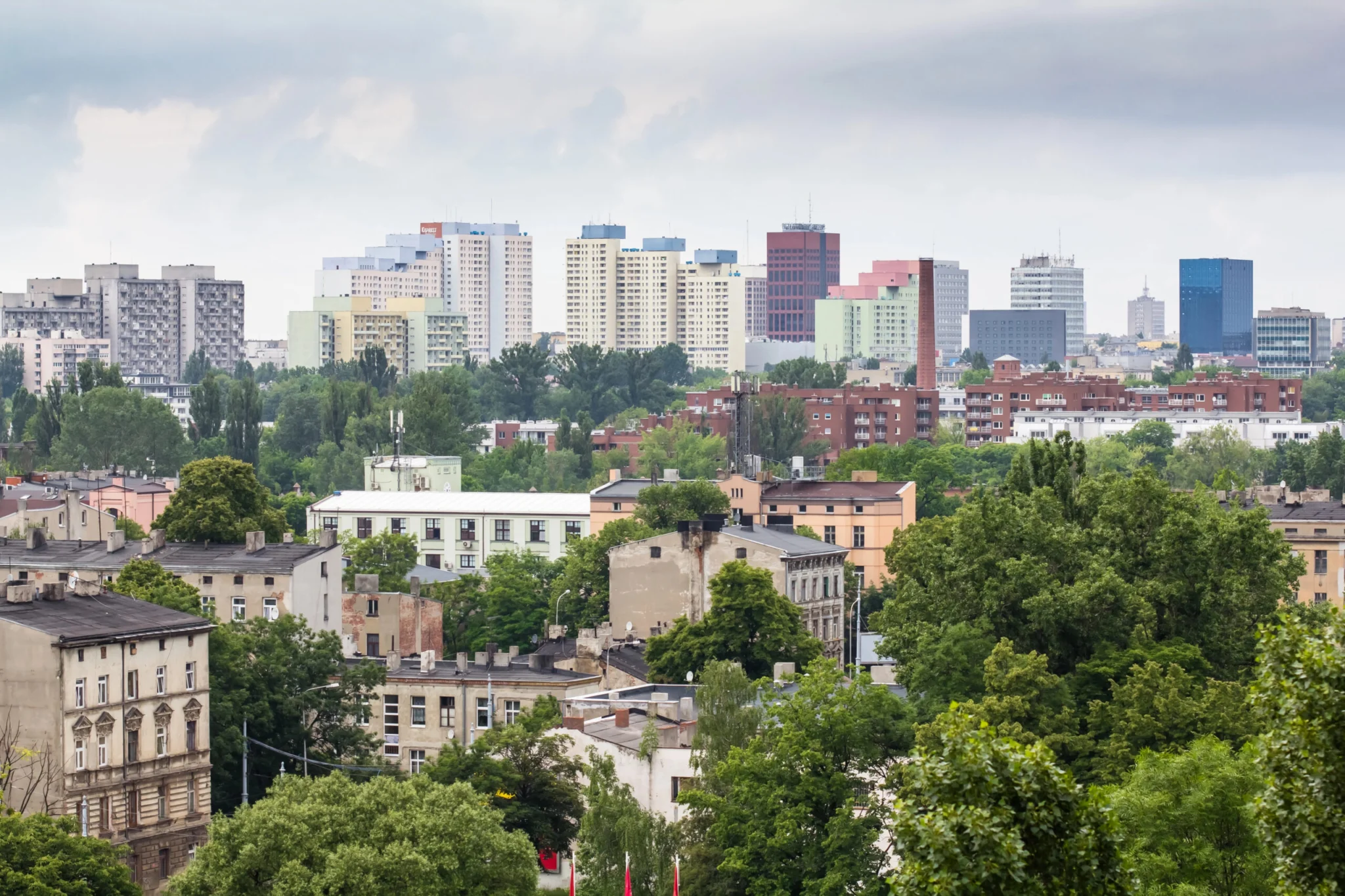 Łódź panorama