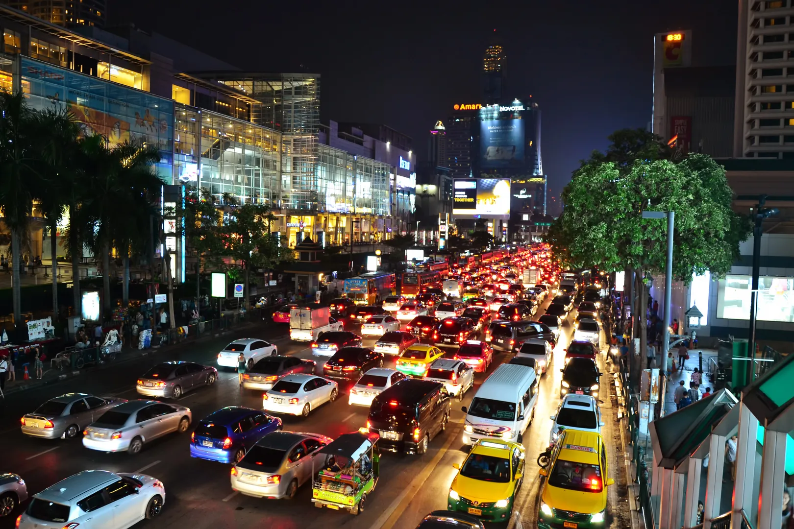 ruch drogowy Bangkok