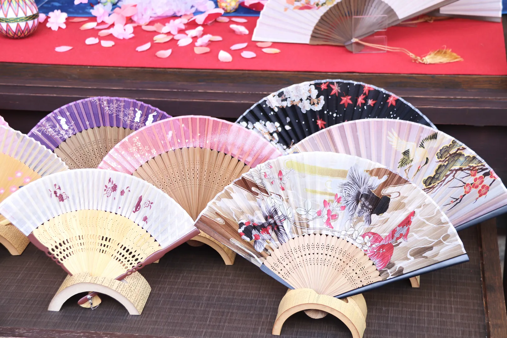 Japonia pamiątki wachlarze
