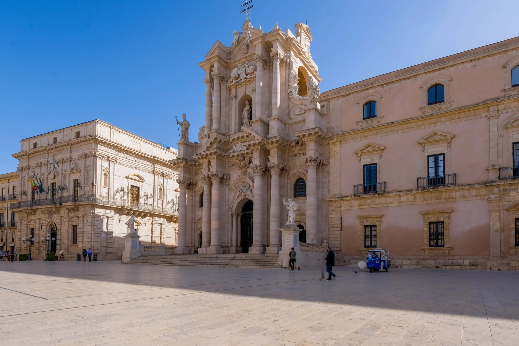 Ortigia w Syrakuzach rano.