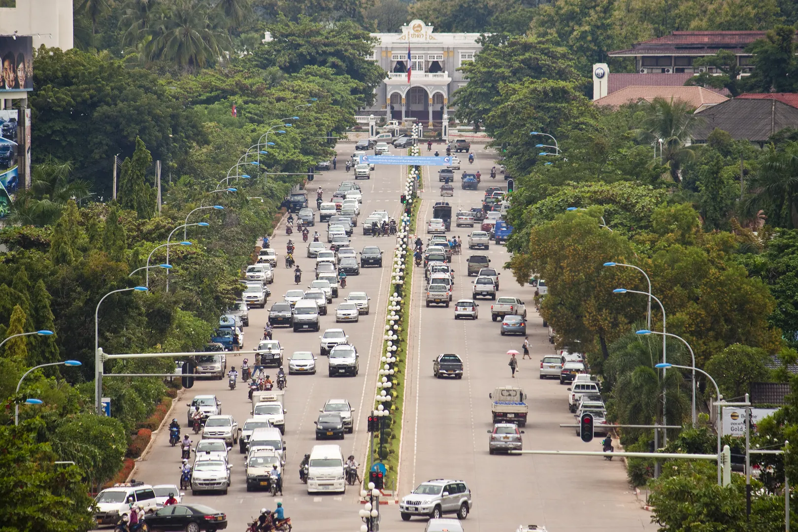 Laos ruch drogowy 