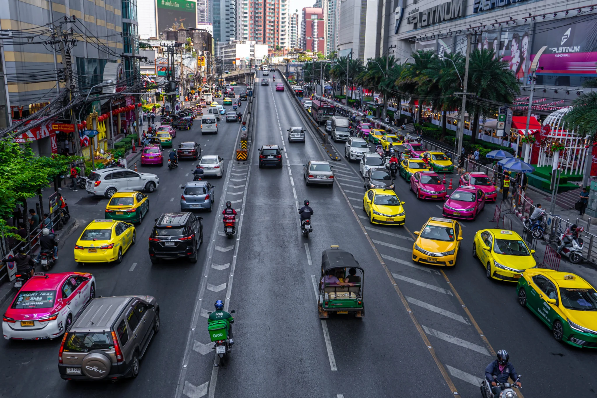ruch drogowy Bangkok