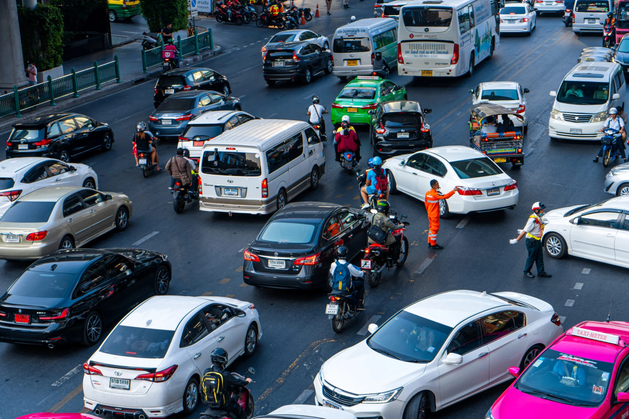 ruch drogowy Bangkok