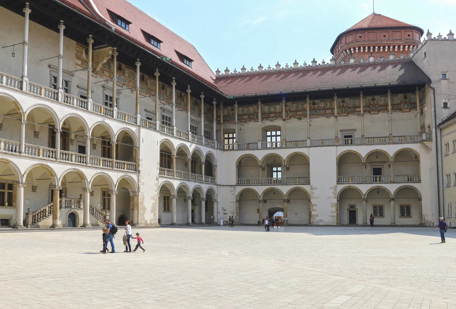 Zamek Królewski na Wawelu, Kraków, Polska.