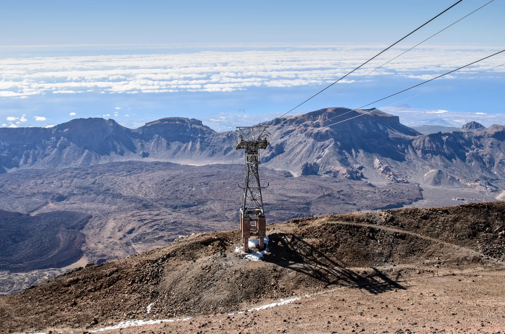 Park Narodowy Teide, Kolejka, Teneryfa, Wyspy Kanaryjskie, Hiszpania 