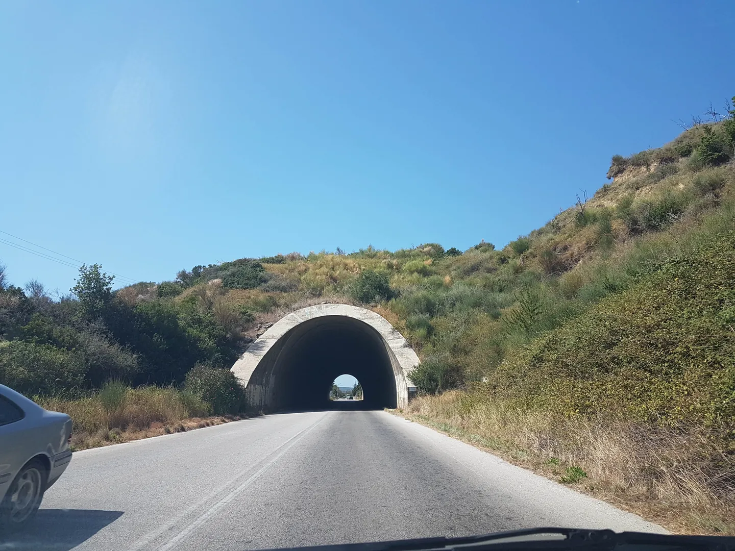 Lefkada ulica tunel