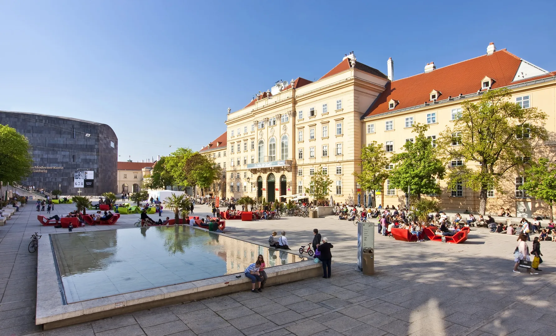 Dzielnica MuseumsQuartier Wiedeń 