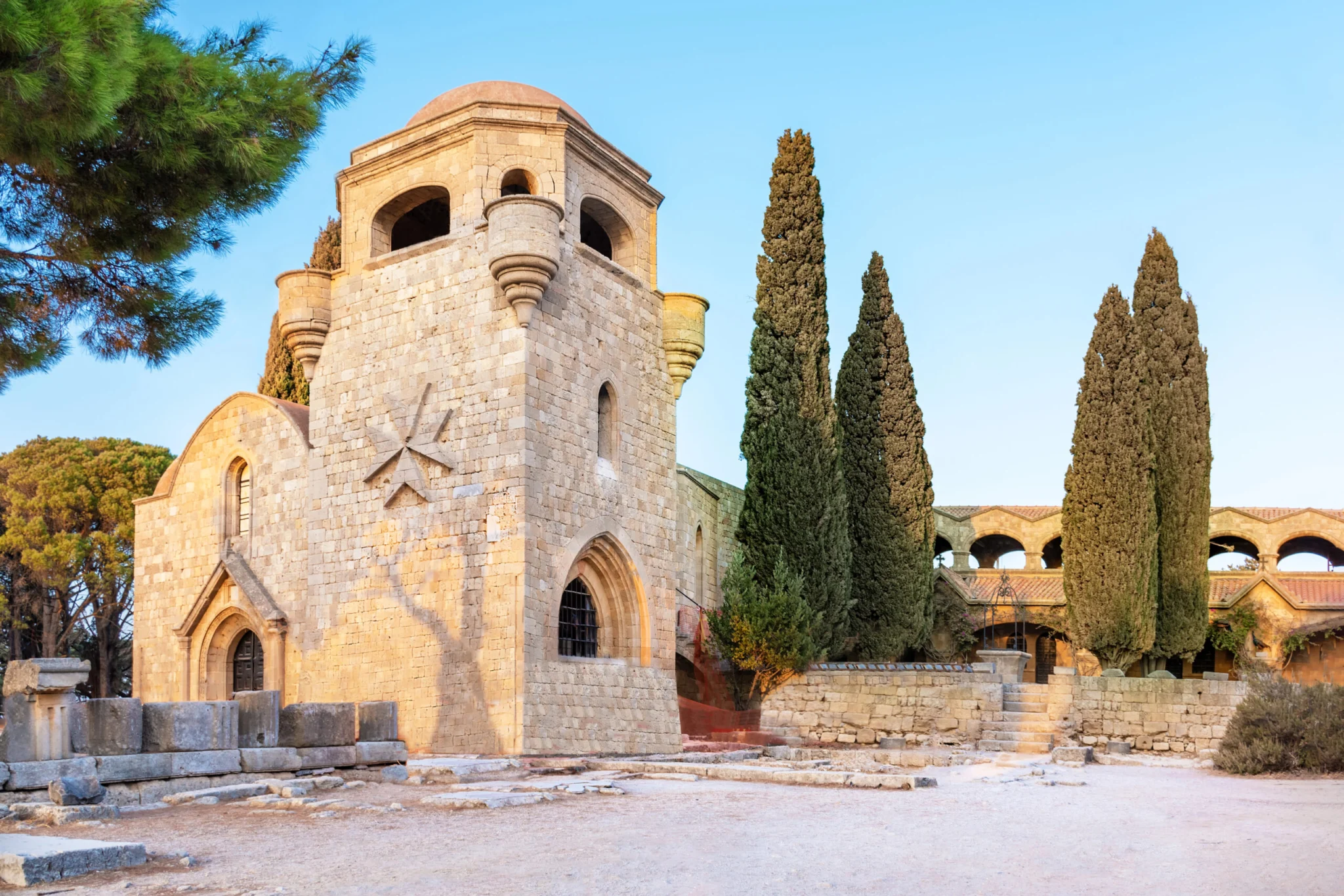 wzgórze Filerimos klasztor Rodos