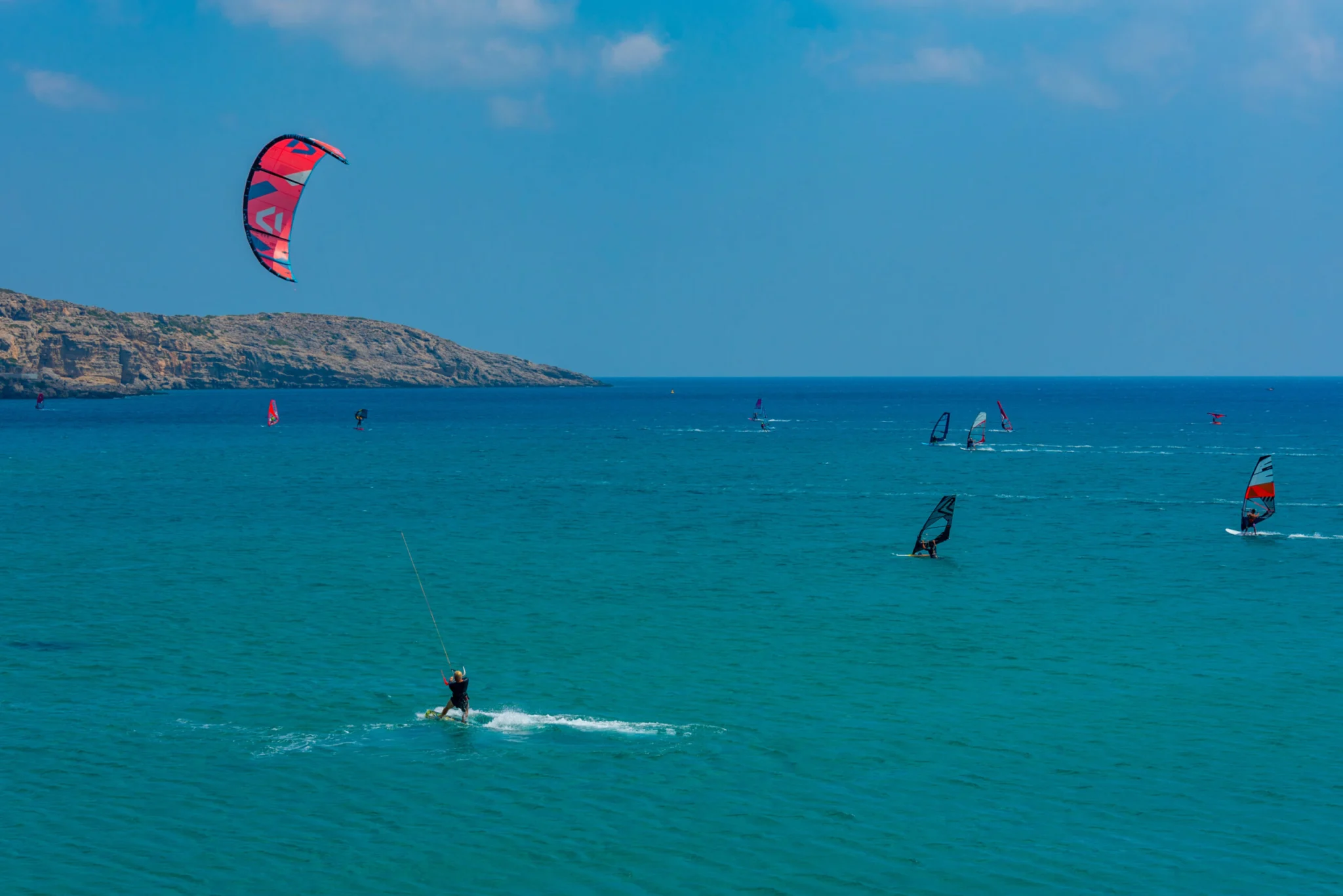 Prasonisi  windsurfing