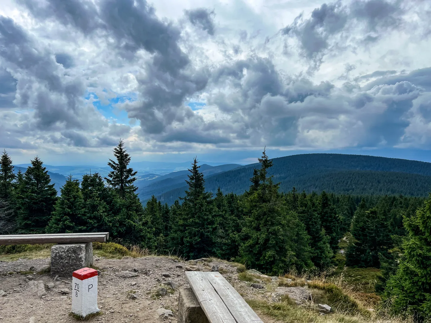 widok ze Śnieżnika