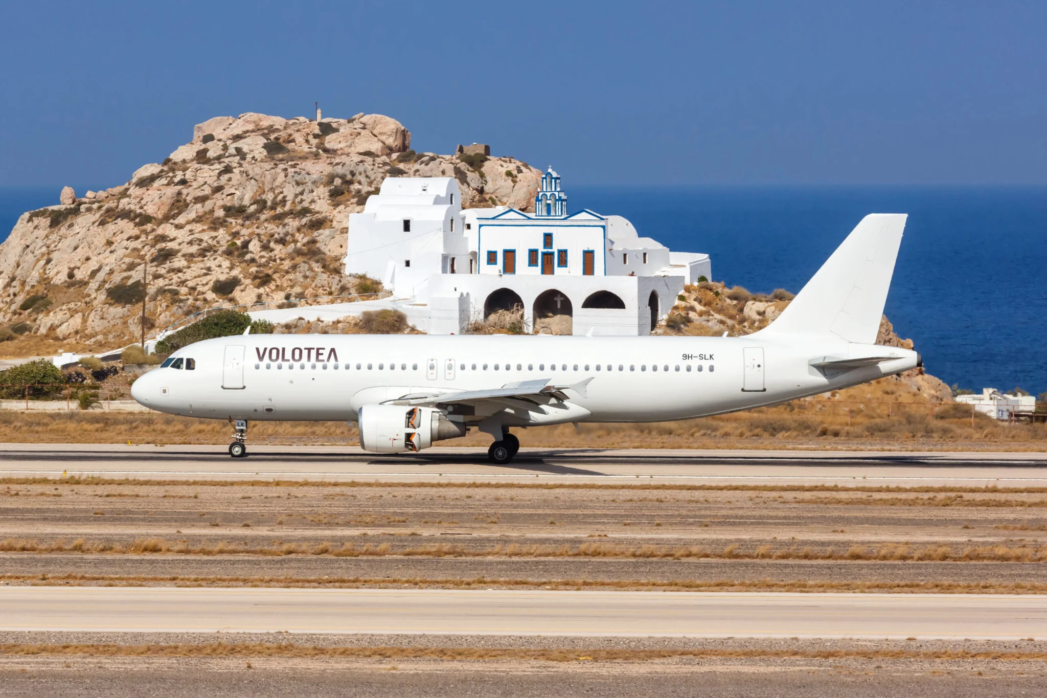 Santorini lotnisko 