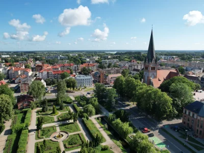 Szczecinek atrakcje co warto zobaczyć panorama miasta