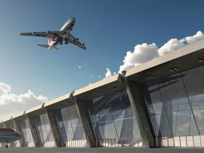 samolot lotnisko