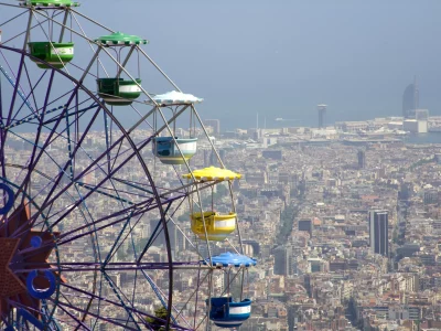 Wzgórze Tibidabo, atrakcja Barcelony