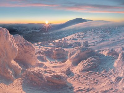 Narty w czeskich Karkonoszach