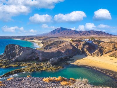Lanzarote widok plaża Papagayo