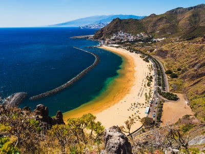 Plaża Las Teresitas in Santa Cruz Teneryfa