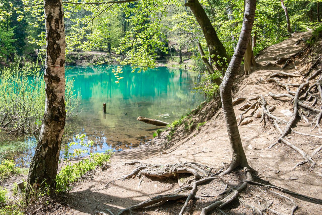 szlak niebieskie jeziorko rudawy janowickie
