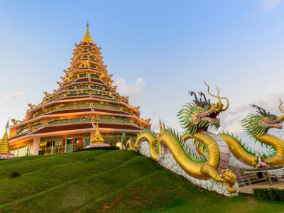 Tajlandia Chiang Rai Wat Huay Pla Kang wejście
